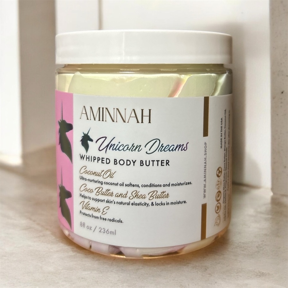 Aminnah Unicorn Dreams Whipped Body Butter - Cream
